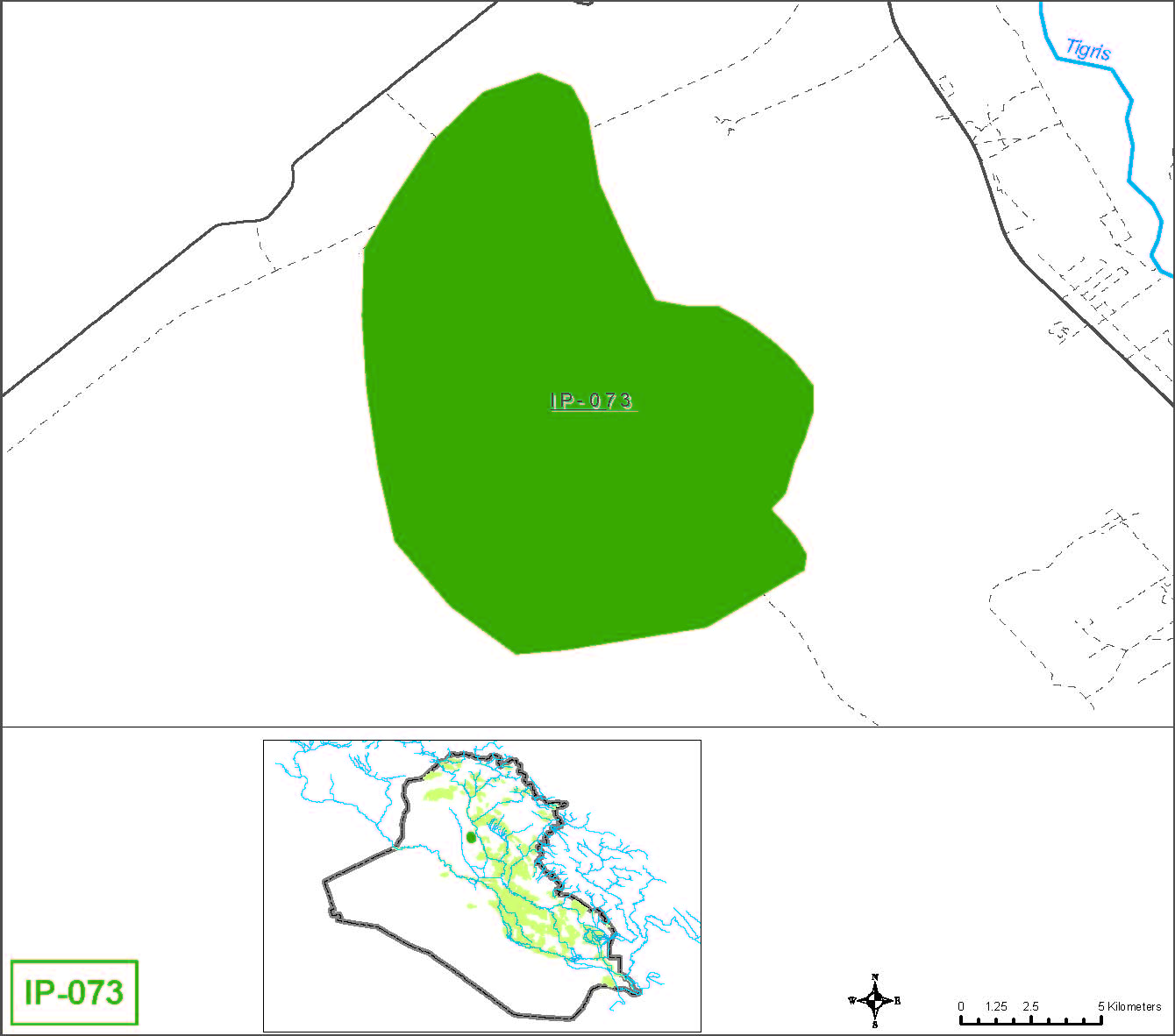 Small farms at wells in the Salahuddin muhafadha in the Tigris river basin