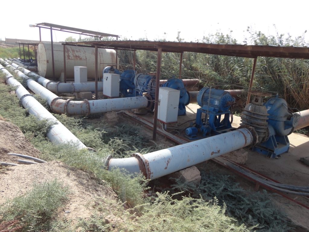 Zoba'a drainage station