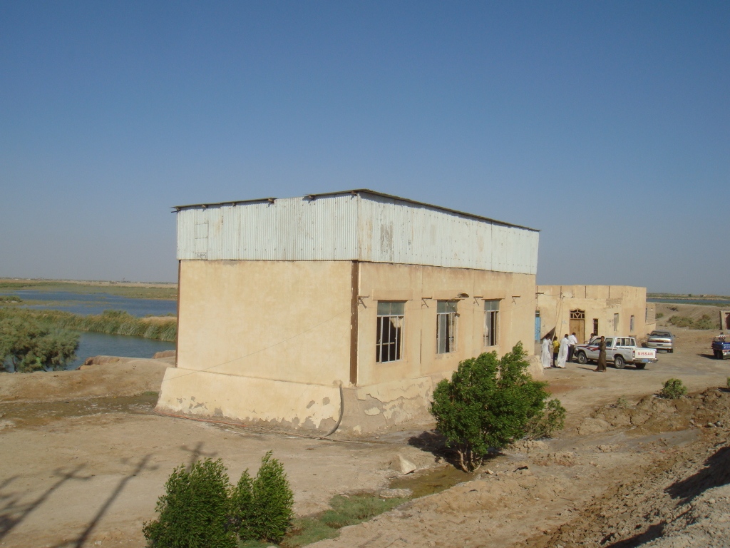 Left of Al-Mujamma'a drainage pump station